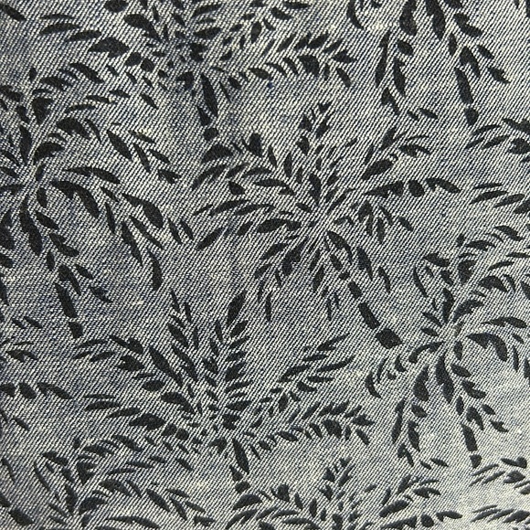 Navy & chambray drop waist palm tree motif dress from J Crew - Picture 11 of 11